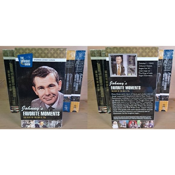 Johnny Carson Club The Tonight Show VHS Lot of 9 The Final Show Some Sealed - Picture 2 of 11